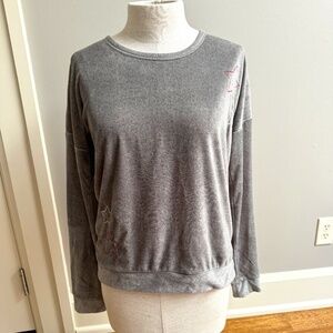 PJ Salvage Grey cozy sweatshirt Size XS